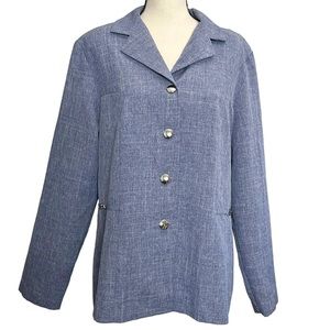 Pride & Joy Blazer 16W Blue Jacket